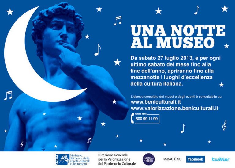 Si rinnova l’evento culturale “Una notte al museo”