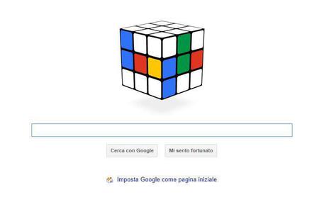Google dedica il doodle del 19 maggio al cubo di Rubik