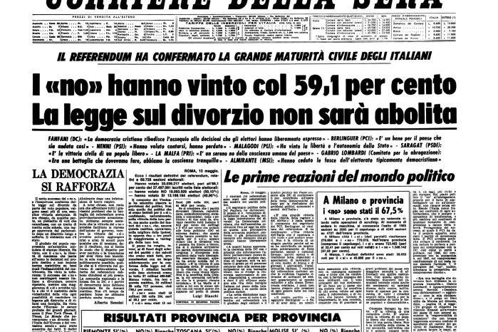 La legge sul divorzio ha cambiato l’Italia. È vero, ma in peggio