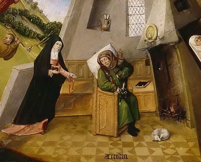 L’ora dell’accidia. Non sono, come sarebbe invece logico, felice