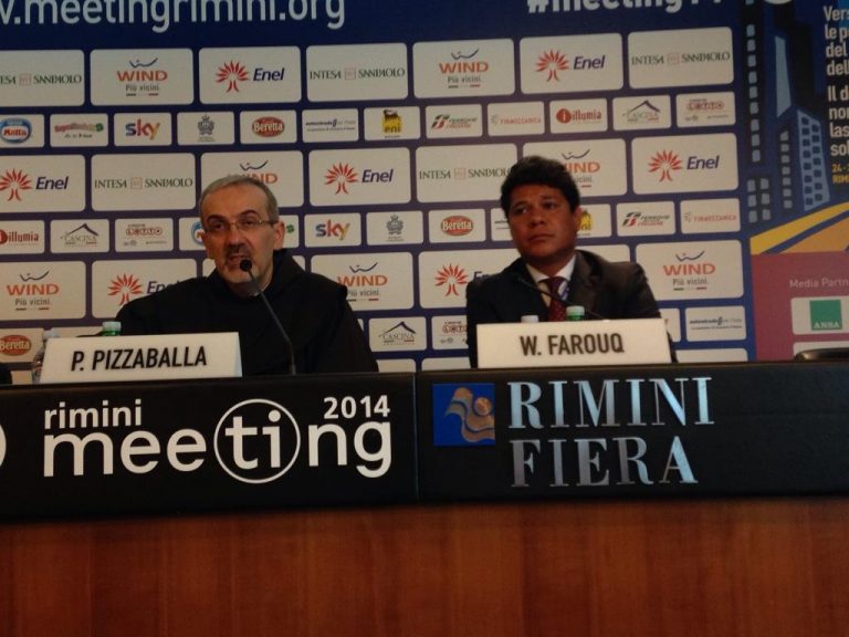 Meeting, Pizzaballa: «Tutti devono alzare la voce contro la pulizia religiosa dello Stato islamico. La forza può essere usata ma non è la strada»