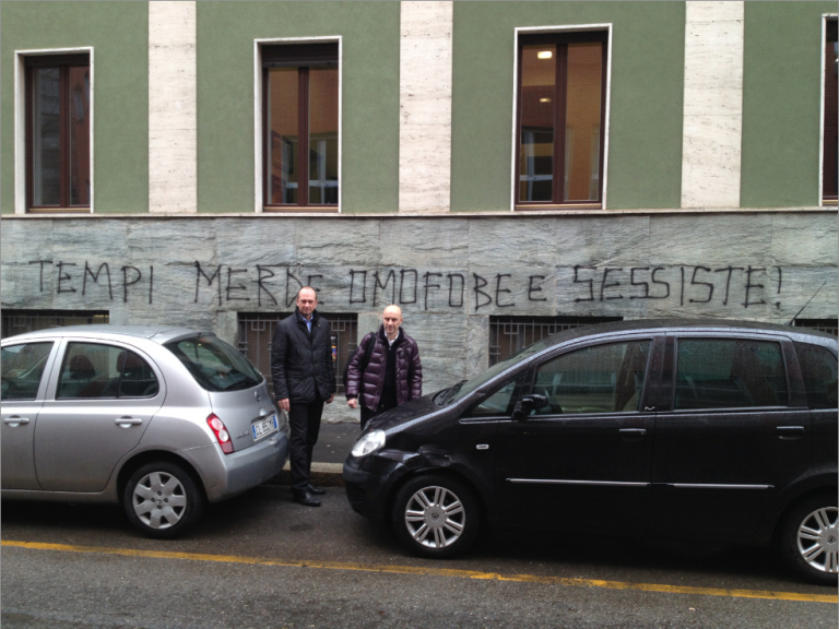 Solidarietà Ncd Lombardia a Tempi: «Attacco vandalico violento e vergognoso»