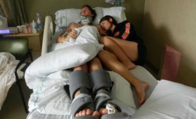 Matt-Davis-and-Danielle-Josey-Davis-in-Hospital