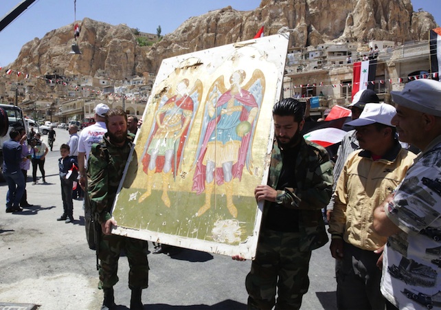 Un asilo per i bambini siriani di Maaloula