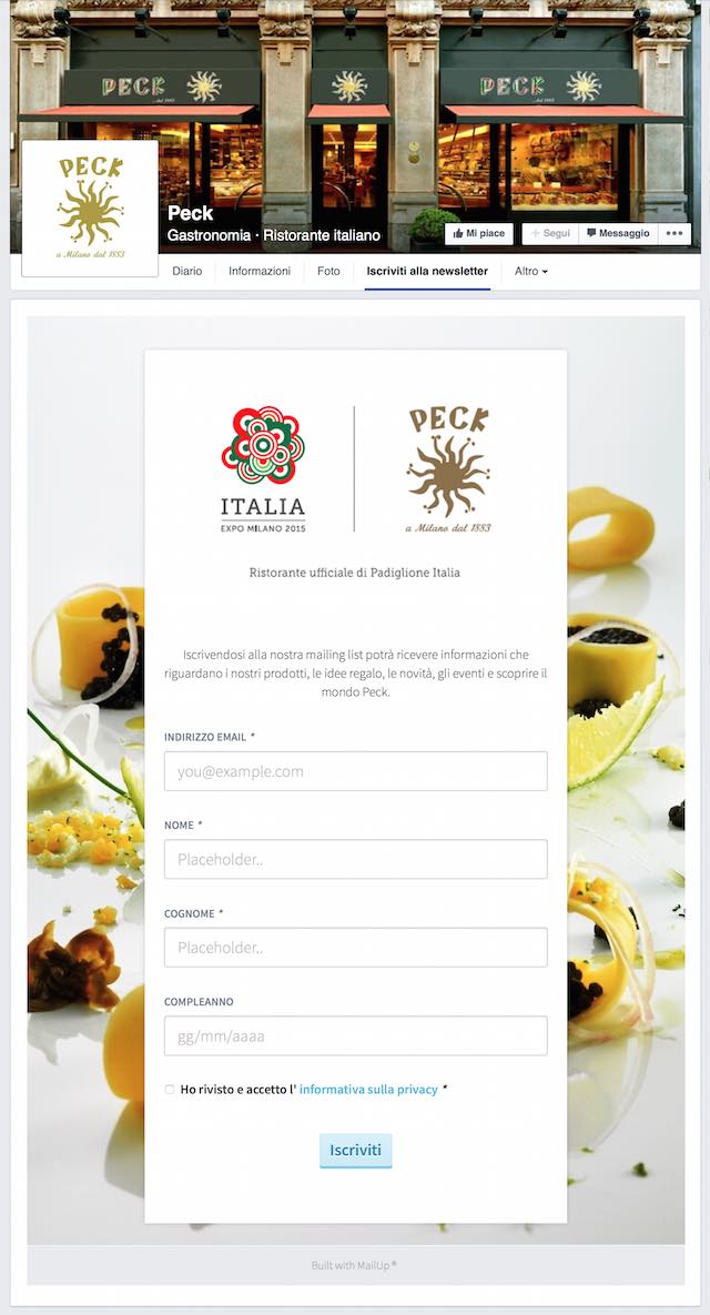 Peck-facebook-app