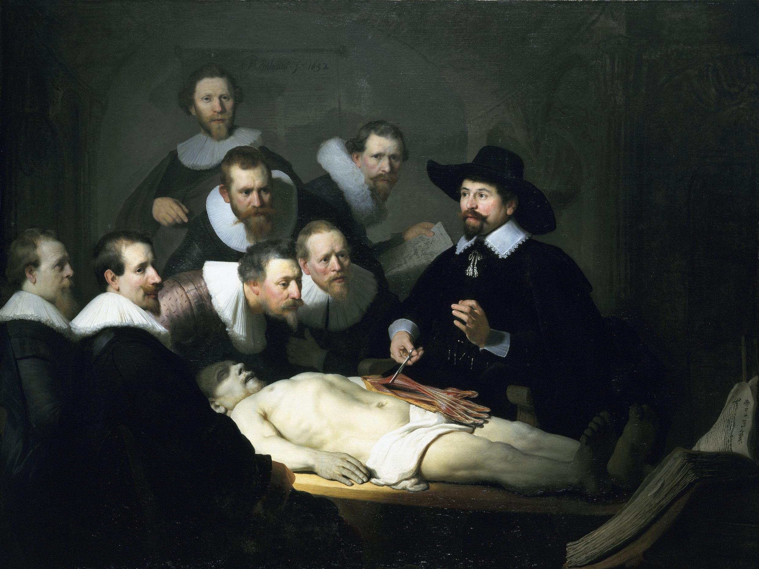 Rembrandt, Lezione di anatomia del dottor Tulp