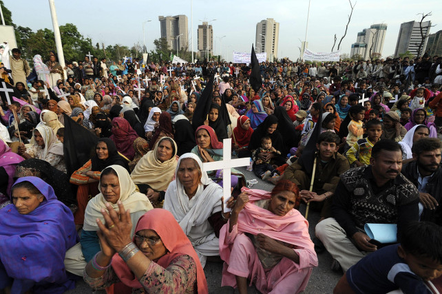 pakistan-islamabad-cristiani-protesta-ansa