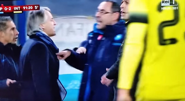 Mancini-Sarri, sentenza scandalosa: urge riparazione. Eccola qua