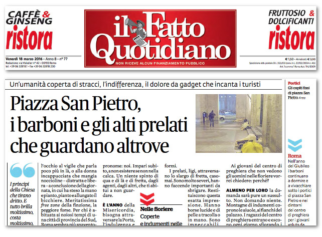 Gli «altri prelati» in piazza San Pietro hanno una fretta che nun ze pò vedé