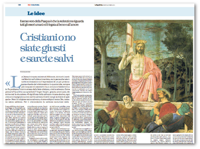 Buona Pasqua, ma non crederete mica alle vecchie storie sulla salvezza