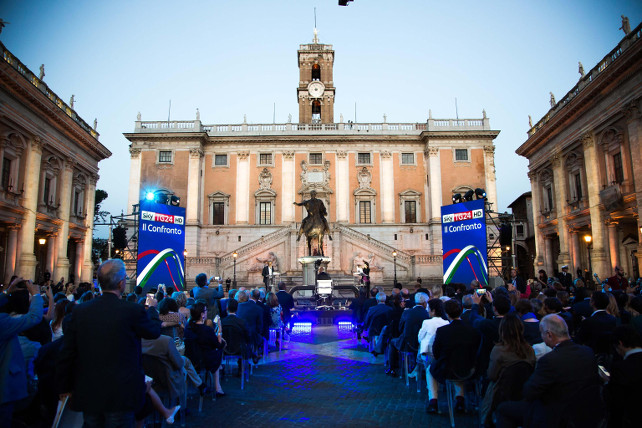 raggi-giachetti-ballottaggio-roma-skytg24-ansa
