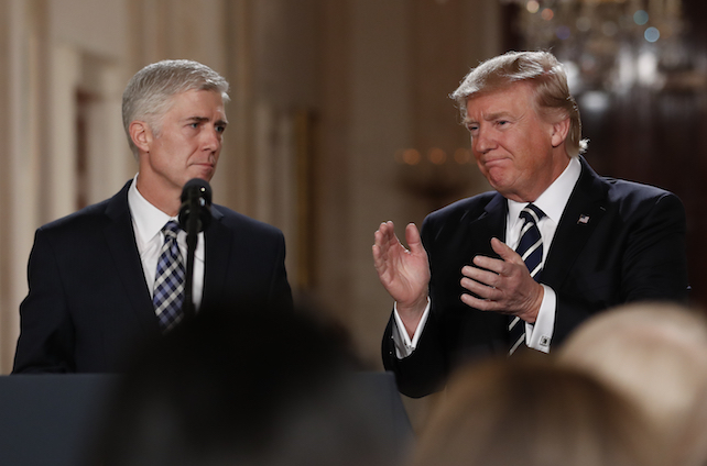 Pensate quello che volete di Trump, ma la nomina di Gorsuch è da applausi