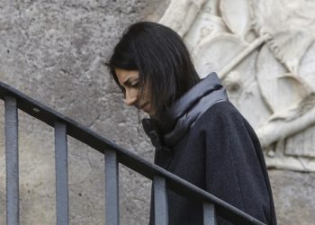 Rome Mayor Virginia Raggi leaves arriveas in Campidoglio, Italy, 03 February 2017. Rome's embattled Mayor Virginia Raggi said after emerging from eight hours of questioning by Rome prosecutors that she knew 'nothing' about a 30,000 euro assurance policy written out in her name by her former cabinet chief Salvatore Romeo. Raggi was questioned in a separate probe in which she is suspected of abuse of office for appointing Renato Marra, brother of her former right-hand man Raffaele Marra, as Rome tourist chief, ANSA/ GIUSEPPE LAMI