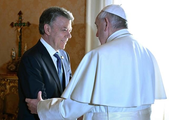 papa francesco Santos