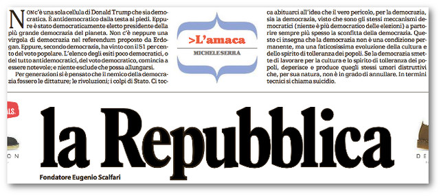 trump-erdogan-democrazia-michele-serra-repubblica