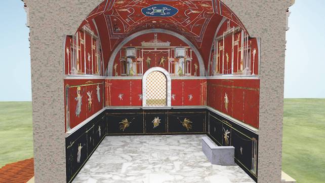 Roma, riapre la Tomba Barberini, uno dei primi sepolcri della via Latina