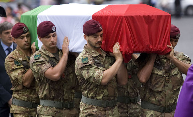 Nel nome di quale pace sono caduti i soldati in Afghanistan?