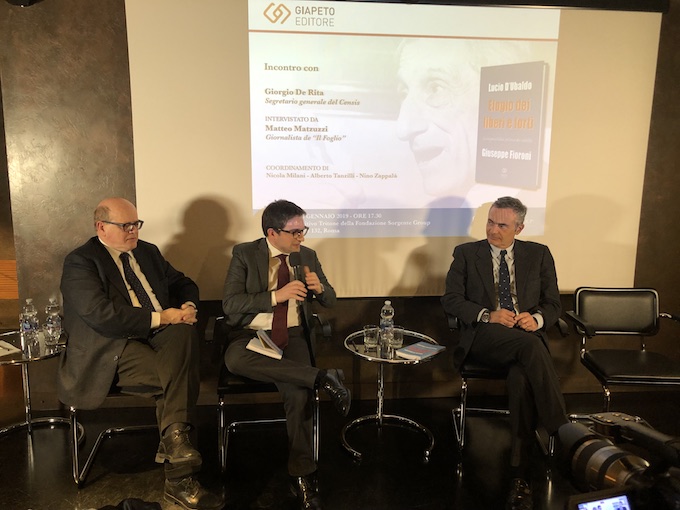 “Elogio dei liberi e forti”. Presentazione del libro a Roma