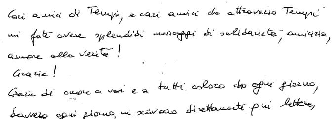 «Grazie per il vostro fiume di messaggi». Lettera di Formigoni