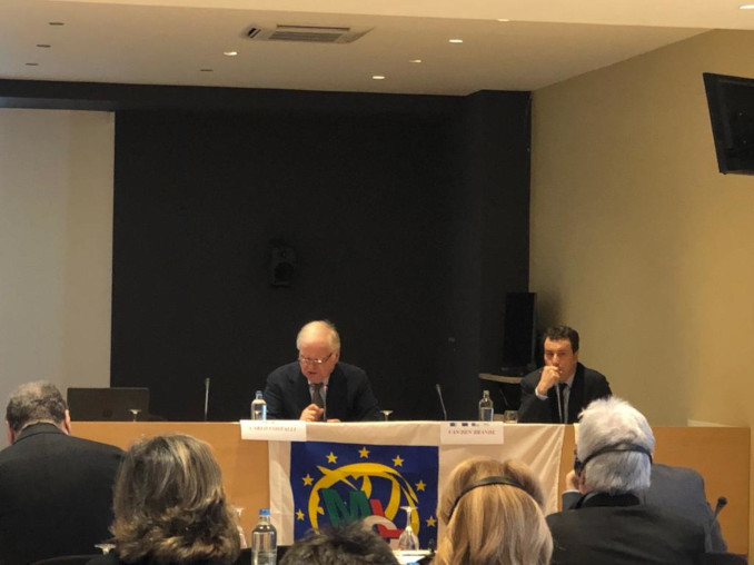 Carlo Costalli (Mcl) e Giovanni Maddalena