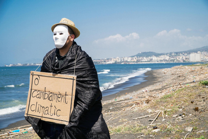 Protesta ambientalista contro i cambiamenti climatici