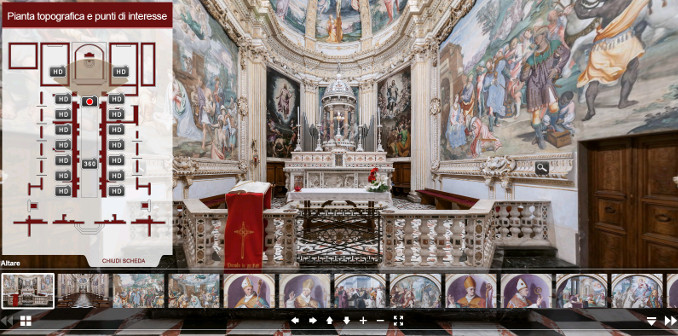 Tour digitale della Certosa di Garegnano a Milano