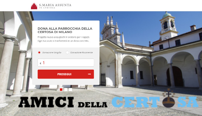 Il sito della Certosa di Garegnano a Milano