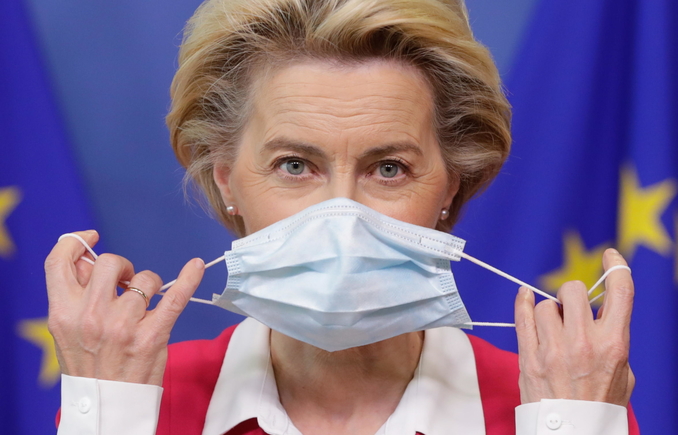 von der leyen mascherina