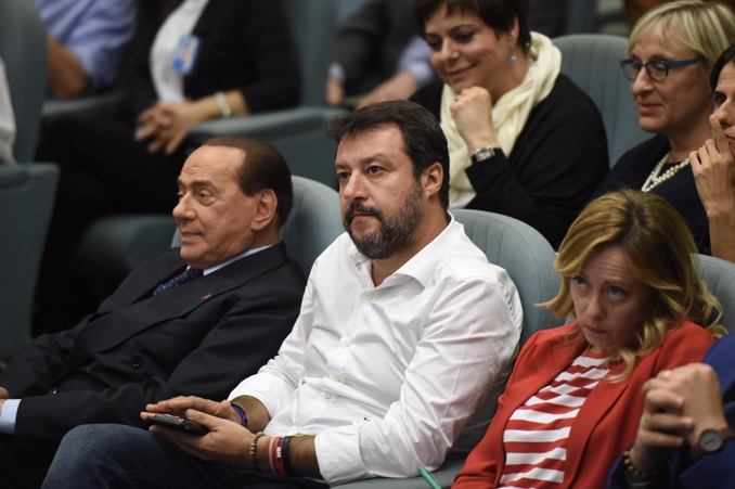 berlusconi salvini meloni