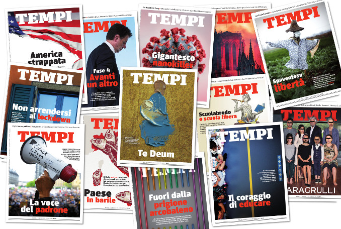 Copertine del mensile Tempi