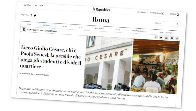 «Cara Repubblica, non usare i nostri figli per le tue battaglie ideologiche»