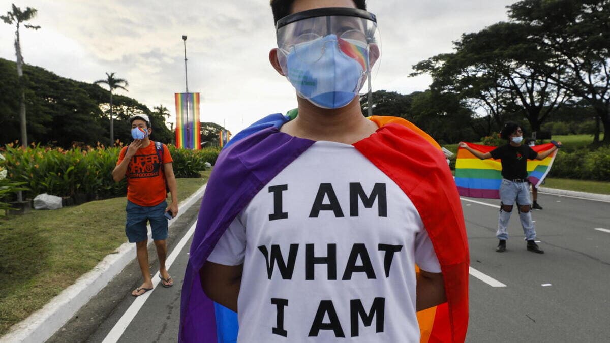 Manifestazione a favore dei diritti gay e gender nelle Filippine