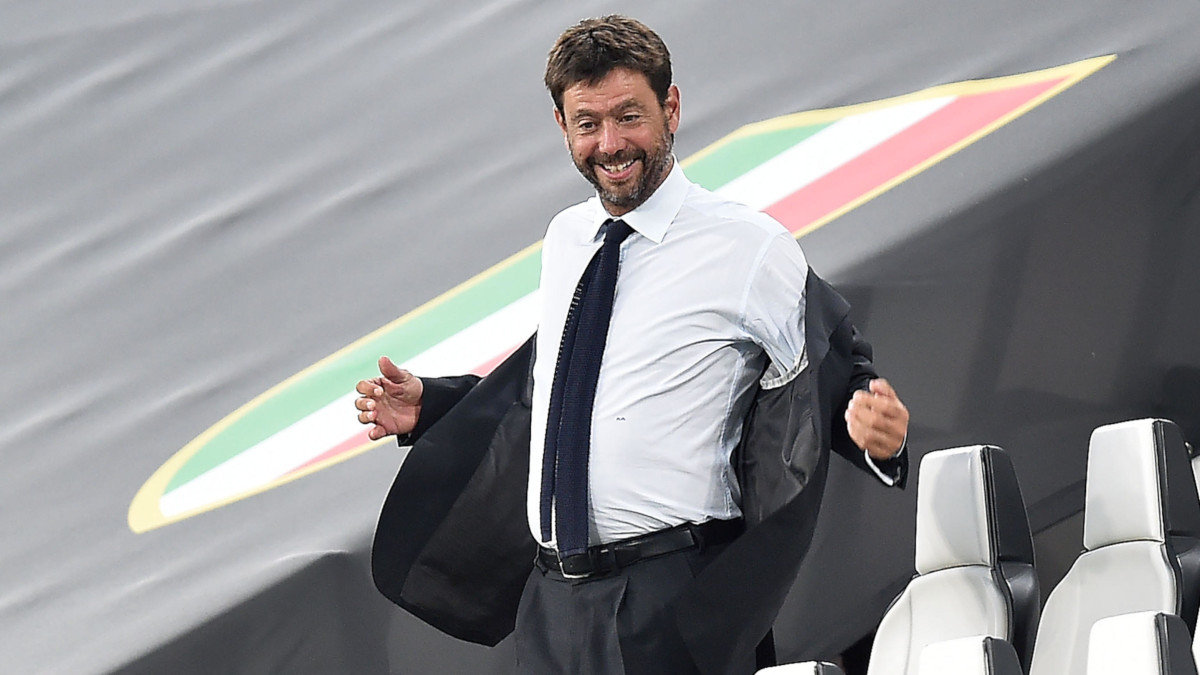 Andrea Agnelli all'Allianz Stadium