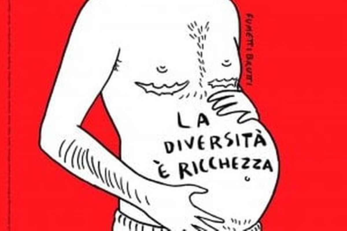 copertina del settimanale Espresso con un uomo incinta