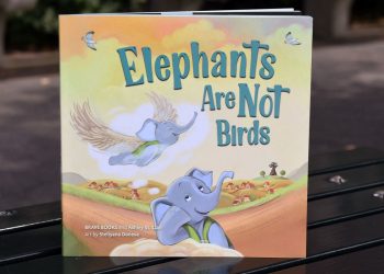 Copertina del libro Elephants are Not Birds, libro per bambini della casa editrice Brave Books