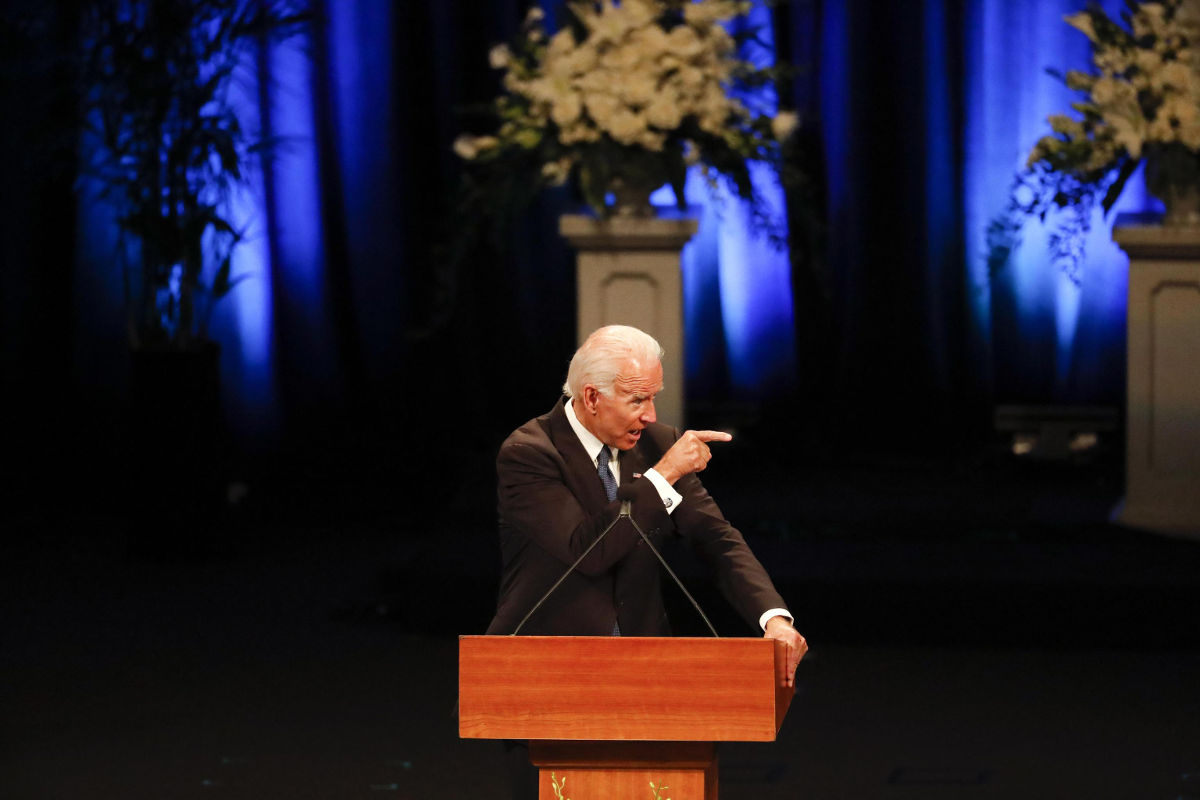 Joe Biden in chiesa