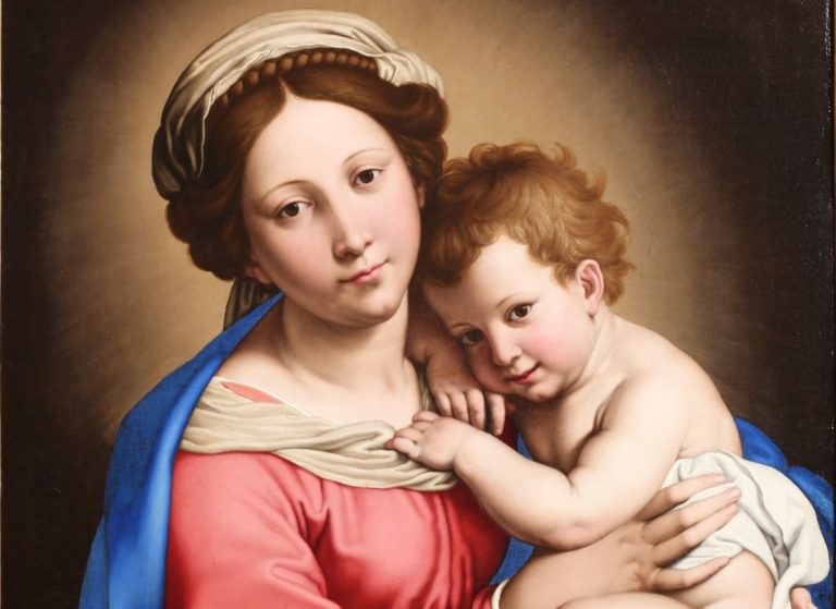 “L’apparente evidenza” della Madonna col Bambino del Sassoferrato