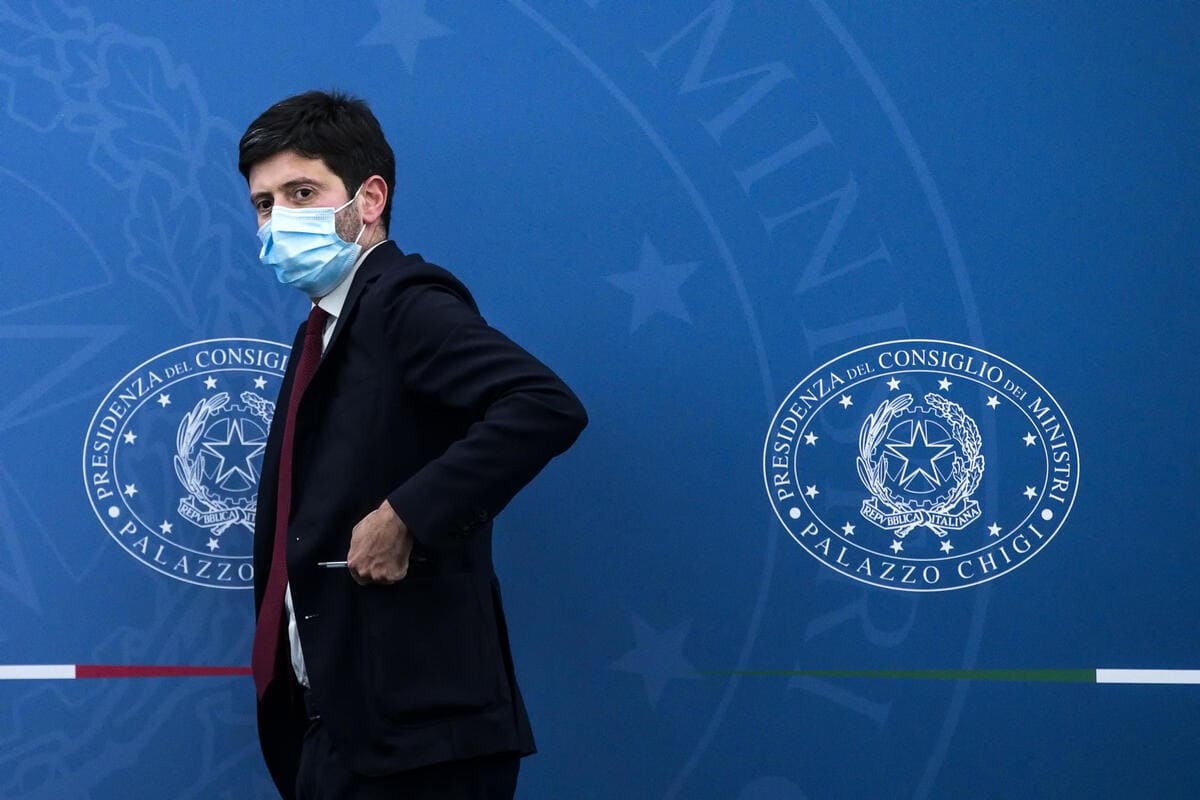 Roberto Speranza, ministro della salute del Governo italiano