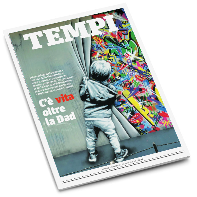 La copertina del numero di agosto 2021 di Tempi