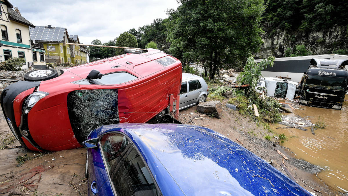 Danni dell'alluvione in Germania
