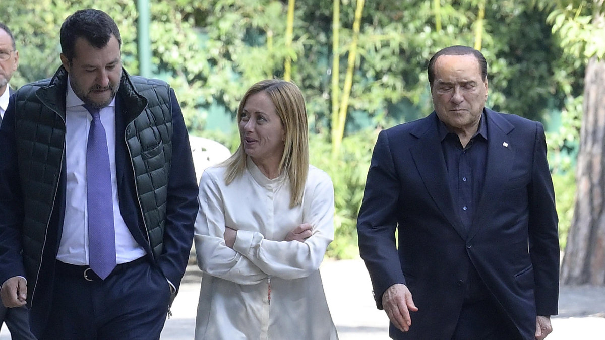 Matteo Salvini, Giorgia Meloni, Silvio Berlusconi