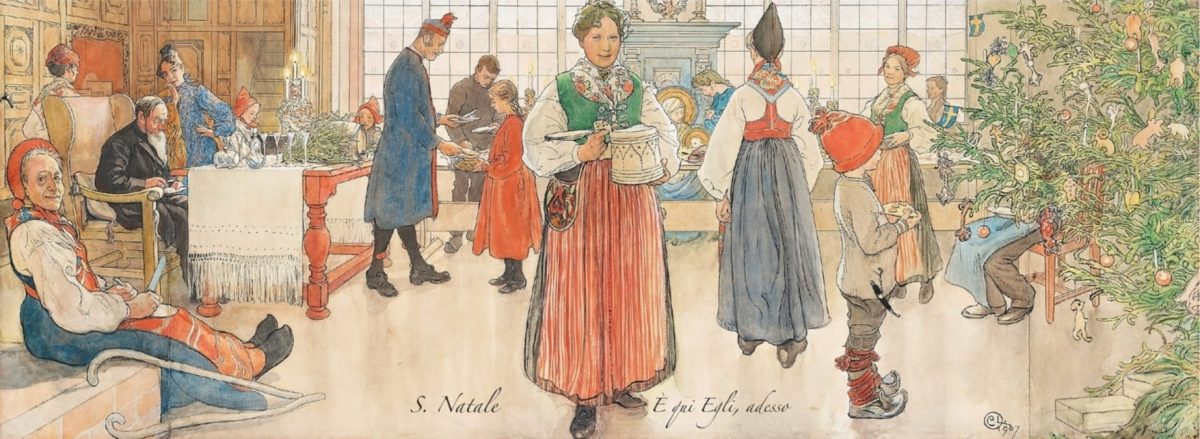 Carl Larsson, Adesso è di nuovo Natale, 1907