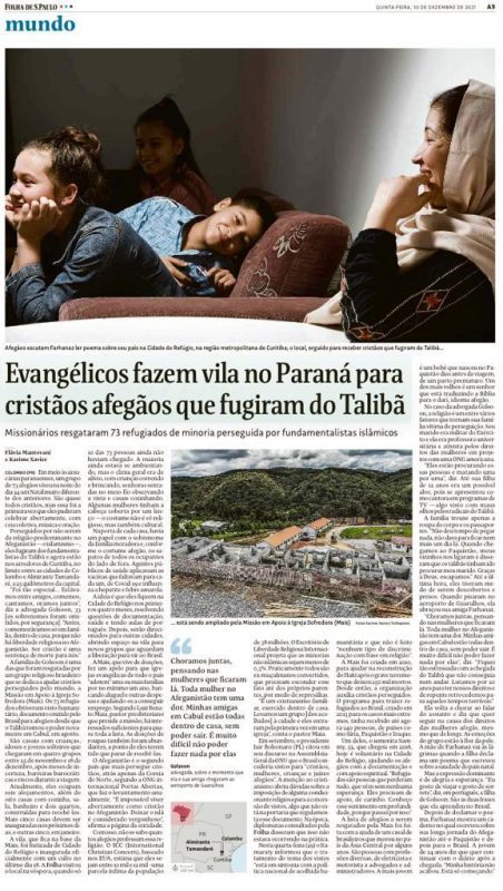 Il Natale in Brasile di 73 cristiani perseguitati afghani