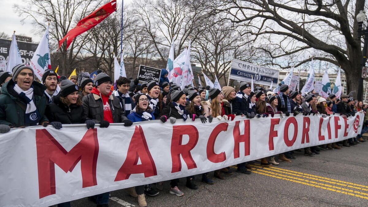 La 49esima edizione della Marcia per la Vita contro l'aborto a Washington
