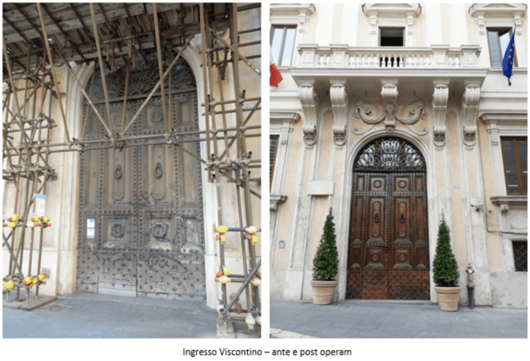 La scuola del Viscontino torna alla sua antica bellezza