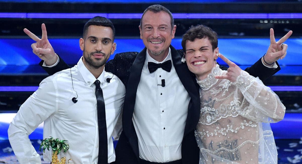 il direttore artistico del festival di Sanremo tra i vincitori Mahmood e Blanco