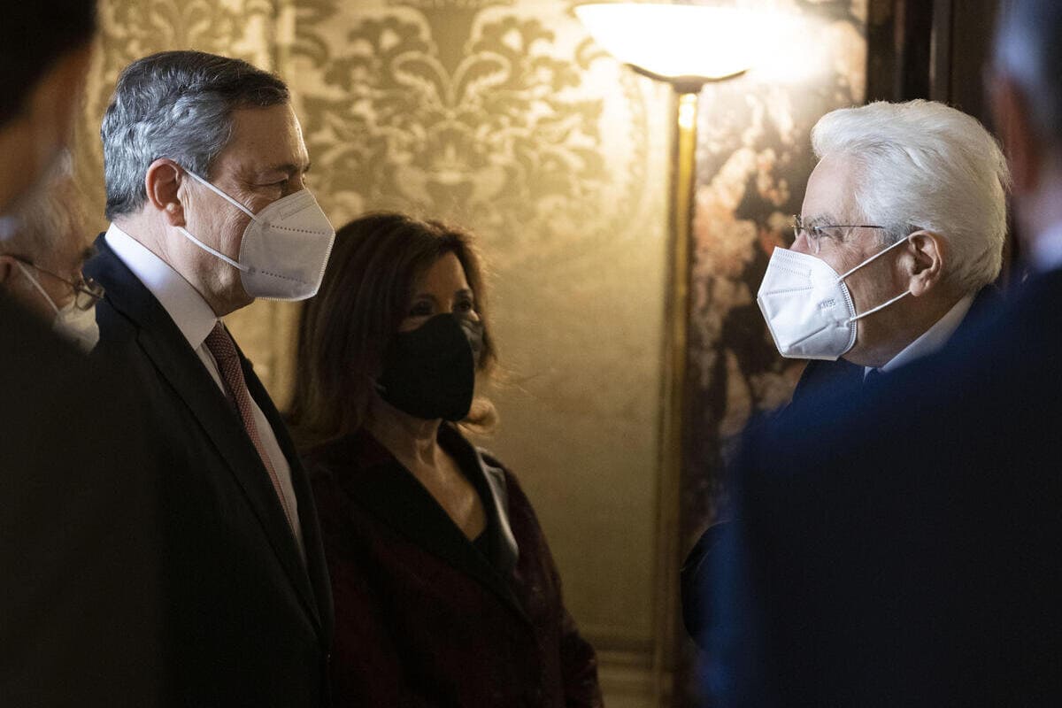 Mario Draghi e Sergio Mattarella