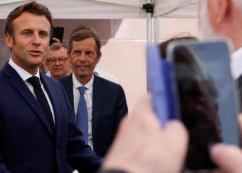 Il presidente della Francia, Emmanuel Macron