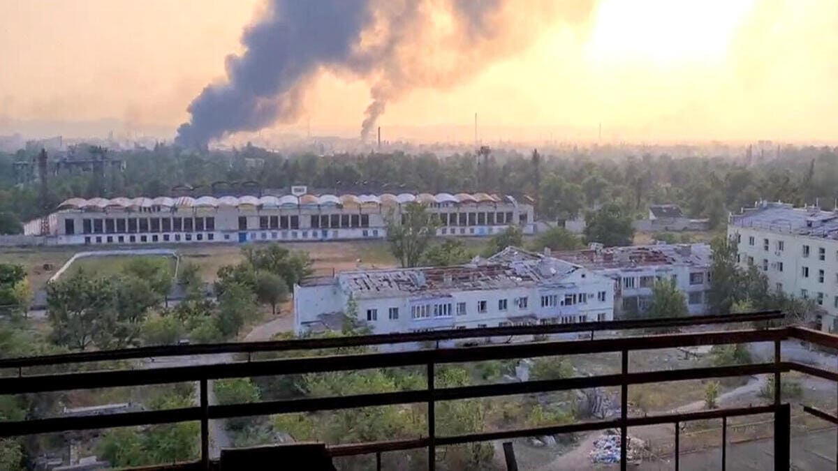 La città di Severodonetsk, nell'est dell'Ucraina, sotto i bombardamenti russi
