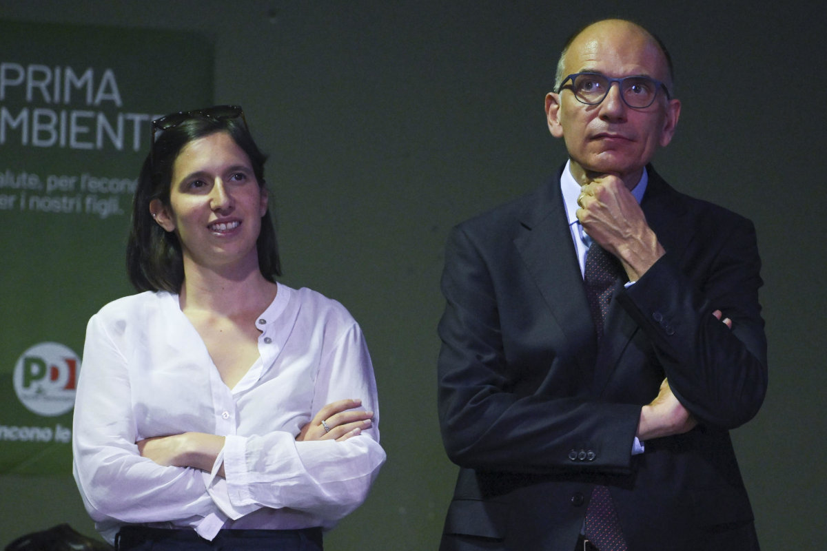 Elly Schlein e Enrico Letta